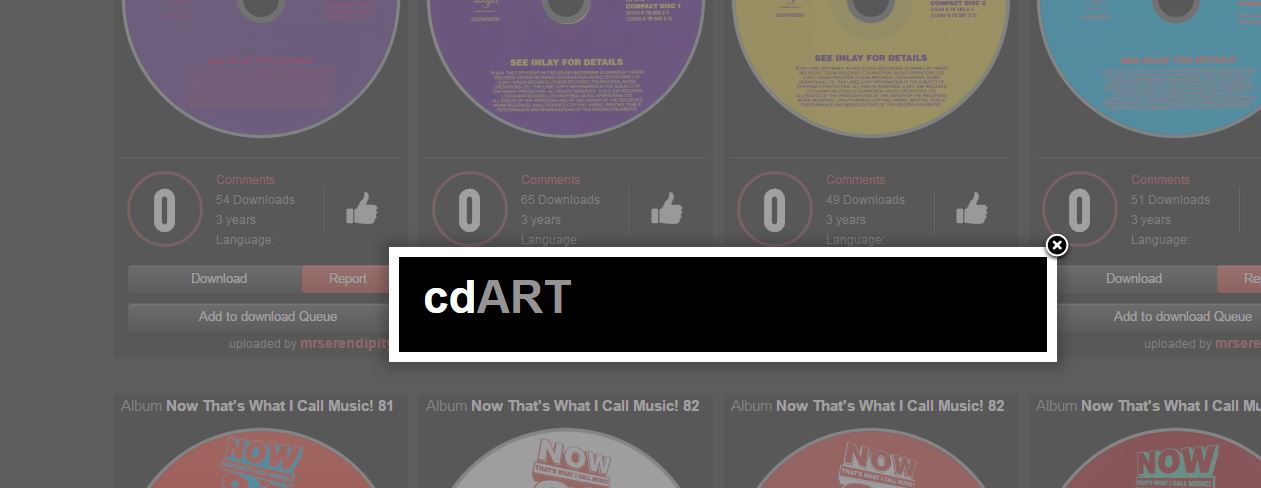 error download various artist cdart.JPG